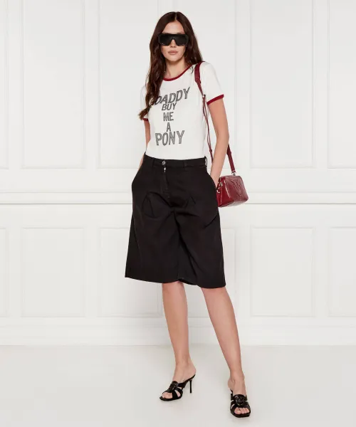 T-shirt WALER | Pinko x Patrick McDowell | Regular Fit Pinko άσπρο