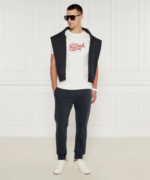 T-shirt | Regular Fit Woolrich άσπρο