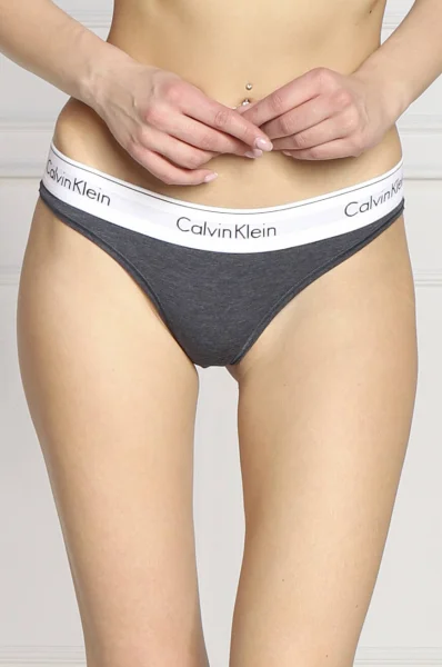 String Calvin Klein Underwear γραφίτη