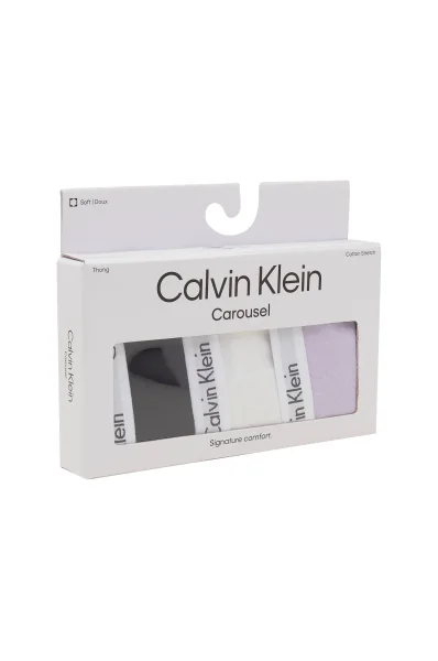 String 3pack Calvin Klein Underwear μωβ