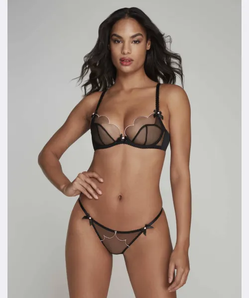 String LORNA Agent Provocateur μαύρο
