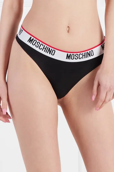 String 2pack Moschino Underwear μαύρο