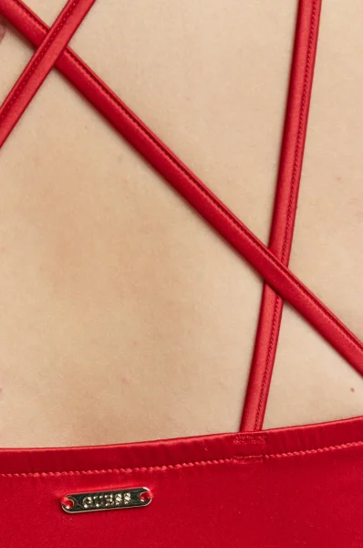 Με σατέν κορμάκια ANOUK | Slim Fit Guess Underwear κόκκινο