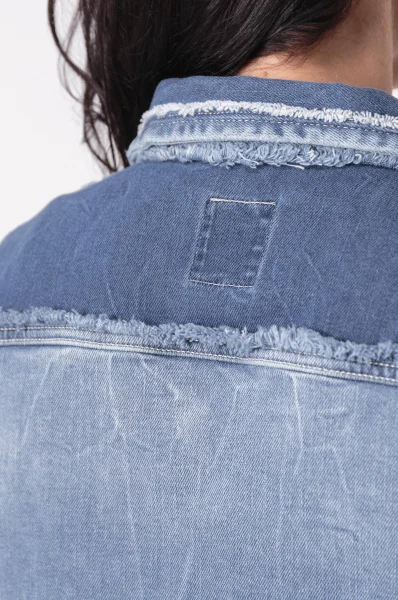 μπουφάν jeans kick destroy | loose fit Zadig&Voltaire μπλέ
