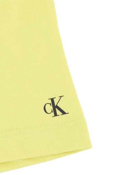 T-shirt INSTITUTIONAL | Regular Fit CALVIN KLEIN JEANS κίτρινο