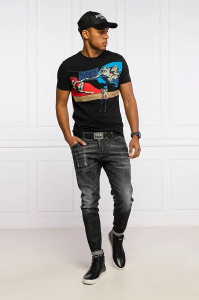 Jeans Skater Jean | Tapered Dsquared2 μαύρο