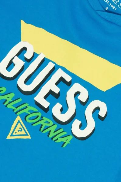 T-shirt | Regular Fit Guess μπλέ