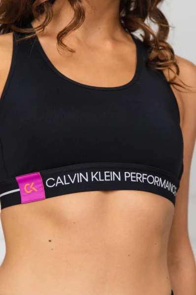 top | slim fit Calvin Klein Performance μαύρο