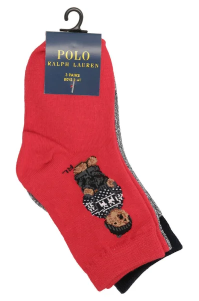 Κάλτσες 3 pack POLO RALPH LAUREN γκρί