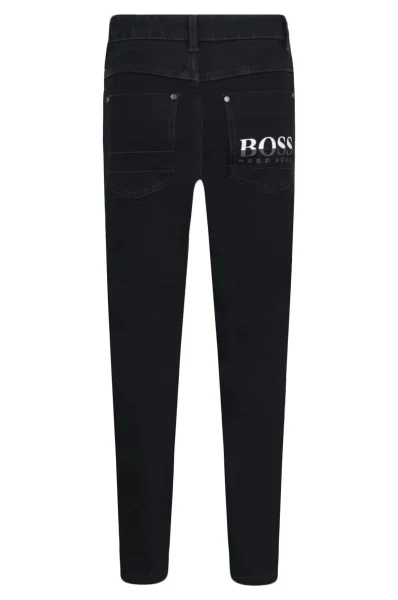 jeans | slim fit BOSS Kidswear μαύρο