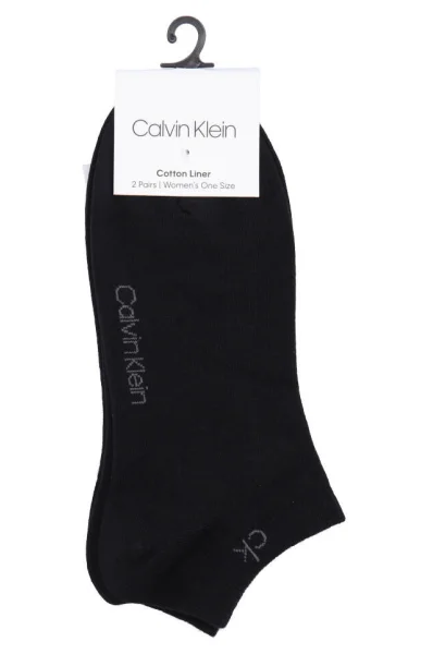 κάλτσες 2 pack Calvin Klein μαύρο