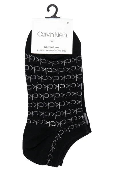 Κάλτσες 2 pack Calvin Klein μαύρο