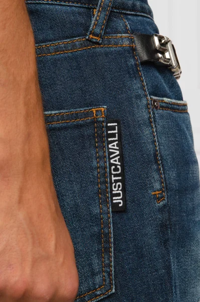 jeans | slim fit Just Cavalli ναυτικό μπλε
