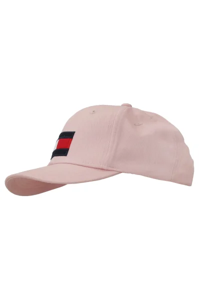 Καπέλο μπείζμπολ BIG FLAG Tommy Hilfiger πουδραρισμένο ροζ