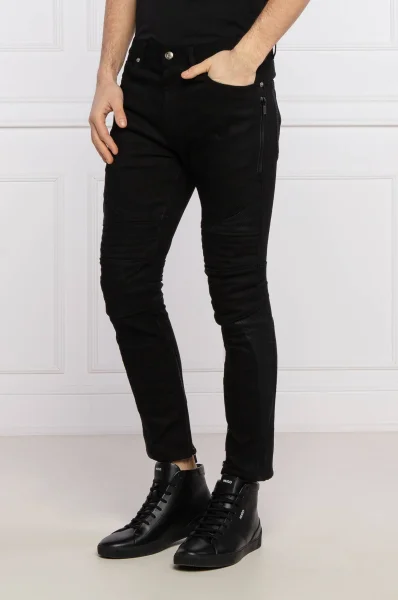 Jeans | Slim Fit HUGO μαύρο