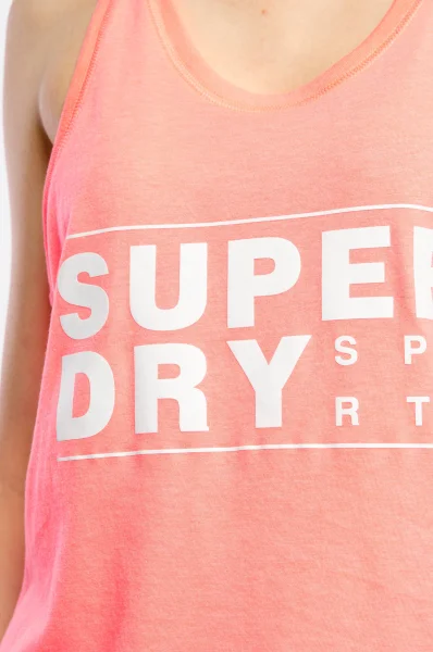 top core sport graphic vest | regular fit Superdry ροζ