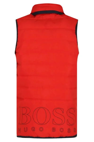 Γιλέκο | Regular Fit BOSS Kidswear κόκκινο