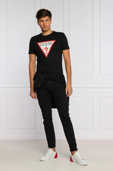 Jeans Chris | Super Skinny fit GUESS μαύρο
