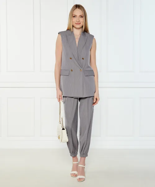 Γιλέκο | Relaxed fit TWINSET γκρί