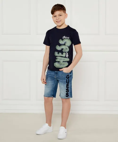 T-shirt | Regular Fit Guess ναυτικό μπλε