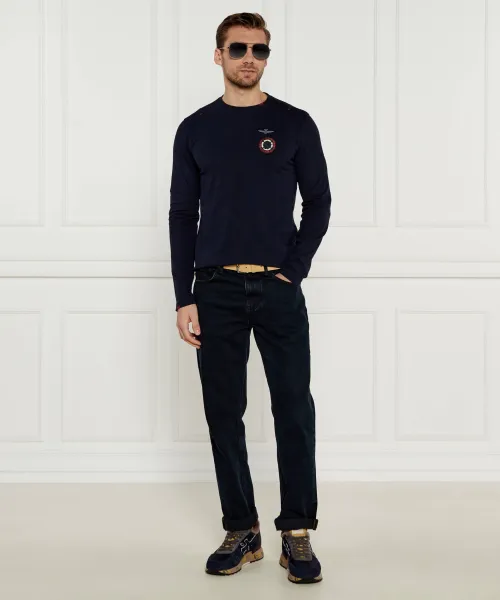 Longsleeve | Regular Fit Aeronautica Militare ναυτικό μπλε