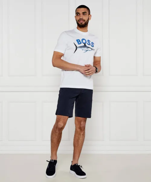 Σορτς Chino | Slim Fit BOSS ORANGE ναυτικό μπλε