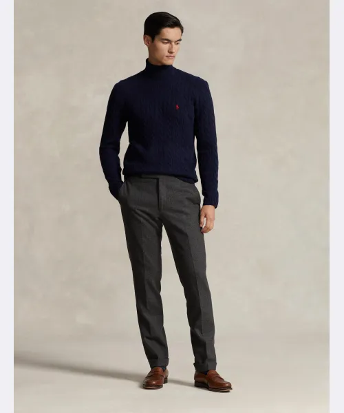 Μάλλινο γκολφ/golf | Slim Fit | με την προσθήκη κασμίρι POLO RALPH LAUREN ναυτικό μπλε