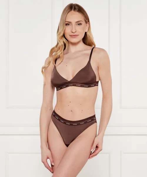 Slip brazilian JANE Guess Underwear  καφέ
