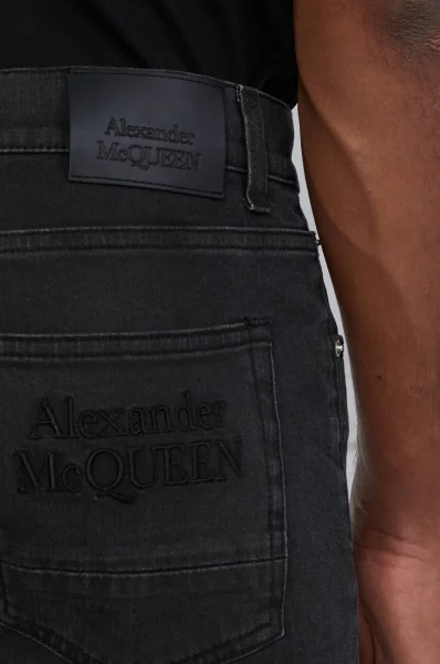 Jeans | Slim Fit Alexander McQueen μαύρο