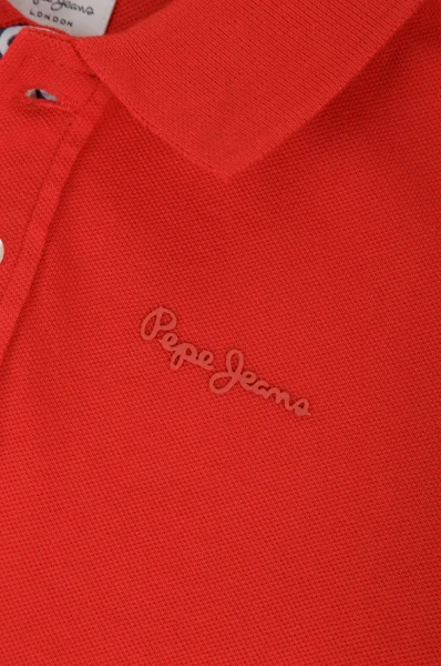 πόλο thor jr | regular fit | custom slim fit Pepe Jeans London κόκκινο