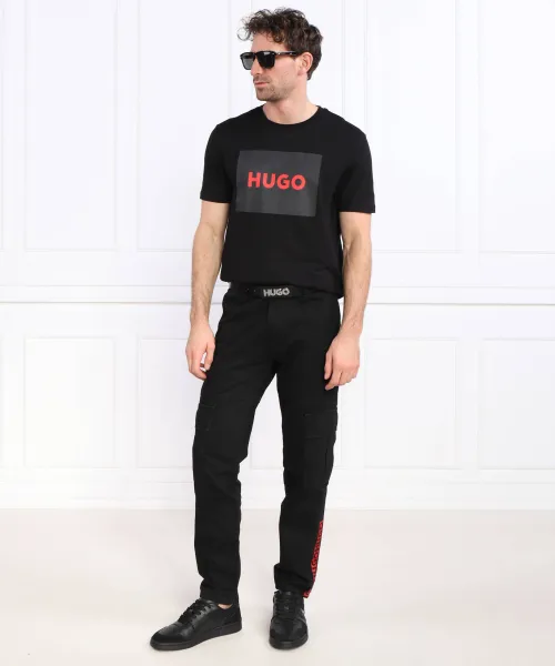 Jeans HUGO 634/2 | Tapered fit HUGO μαύρο