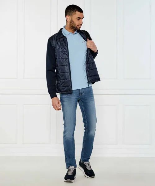 Πόλο H-ECO | Regular Fit | pique Hechter Paris χρώμα του ουρανού