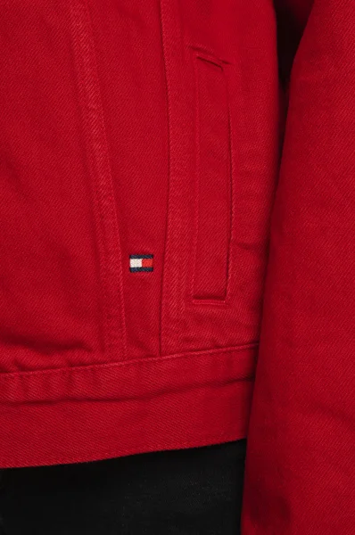 μπουφάν jeans 90s | loose fit | denim Tommy Jeans κόκκινο