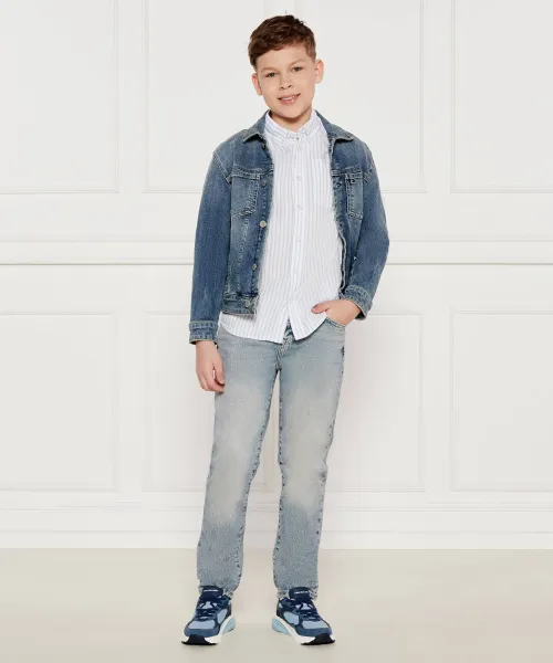 Λινό πουκάμισο | Regular Fit Tommy Hilfiger χρώμα του ουρανού