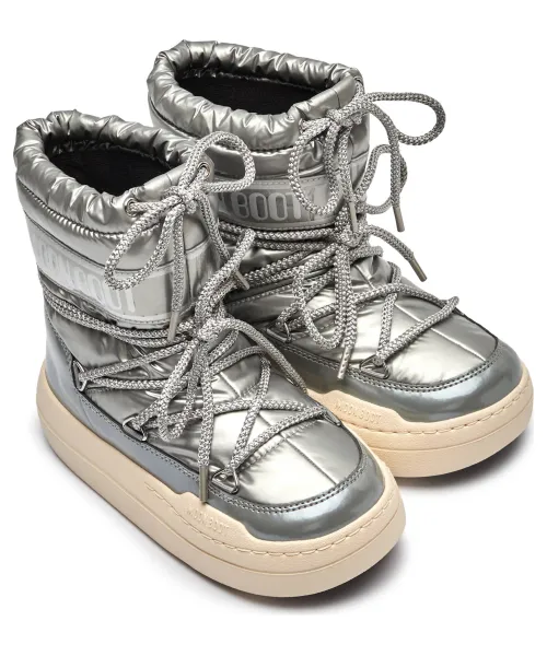 Μονωμένο μποτες χιονιού JR PARK Moon Boot γκρί