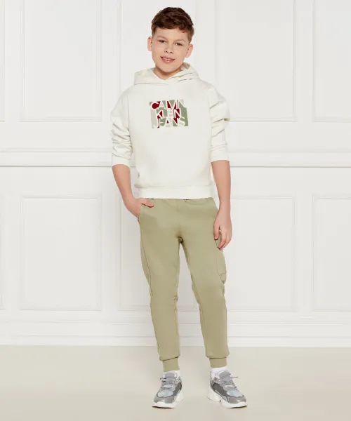 Μπλούζα | Relaxed fit Calvin Klein Jeans εκρί