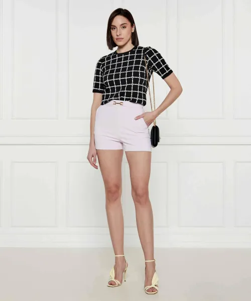 Σορτς | Slim Fit Elisabetta Franchi πουδραρισμένο ροζ