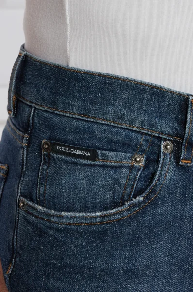 Jeans | Slim Fit Dolce & Gabbana ναυτικό μπλε