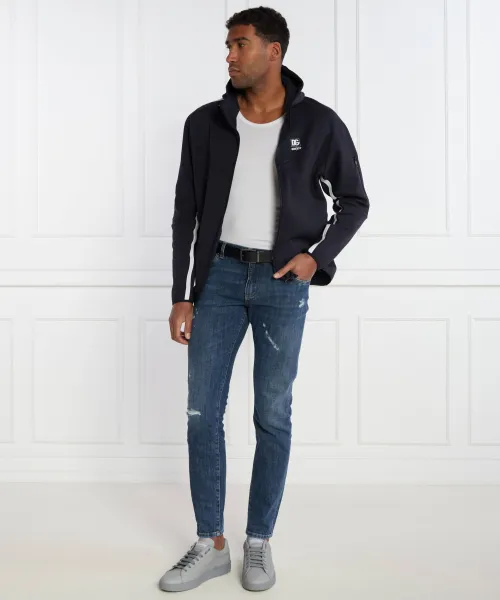 Jeans | Slim Fit Dolce & Gabbana ναυτικό μπλε