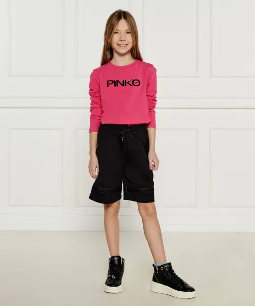 Δερμάτινα sneakers Patrizia Pepe μαύρο