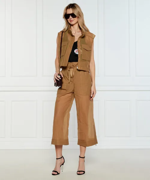 Γιλέκο Gilet | Regular Fit Pinko καφέ