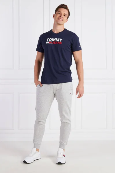 Αθλητικές φόρμες TJM SLIM FLEECE SWEA | Slim Fit Tommy Jeans γκρί