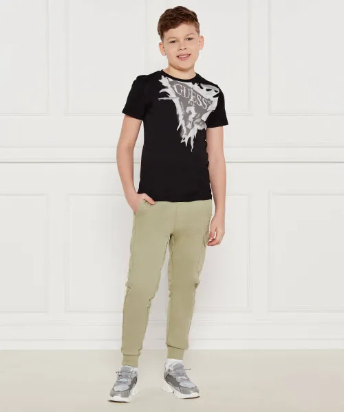 T-shirt | Regular Fit Guess μαύρο