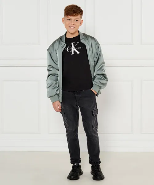 T-shirt | Regular Fit Calvin Klein Jeans μαύρο