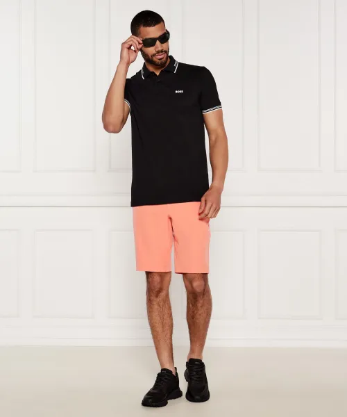Σορτς S_Commuter_10.5 | Slim Fit BOSS GREEN χρώμα ροδάκινου