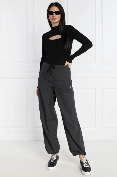 Παντελόνι AYLA PARACHUTE | Oversize fit Juicy Couture μαύρο