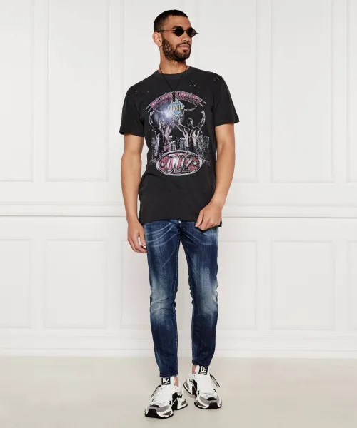 Jeans Skater Jean | Tapered fit Dsquared2 ναυτικό μπλε