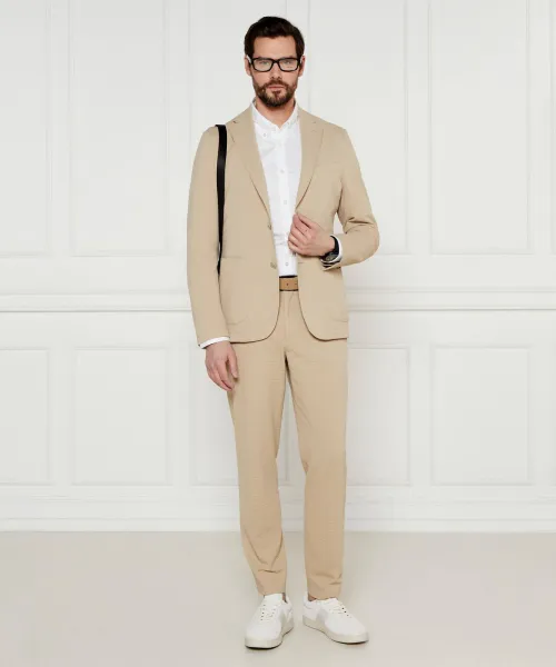 Σακάκι P-Hanry-J-WG-252 | Slim Fit BOSS BLACK μπεζ