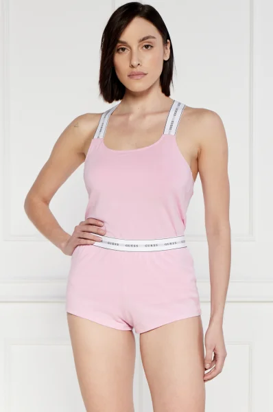 Πιτζάμες CARRIE | Regular Fit Guess Underwear ροζ