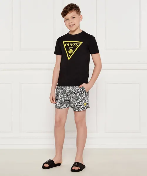 Μαγιό σορτς MINI ME | Regular Fit Guess μαύρο